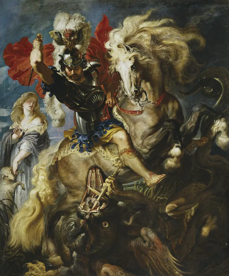 Saint George and the Dragon by Peter Paul Rubens